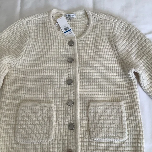 Calvin Klein NWT knit sweater XL Retail $139 - Picture 3 of 13